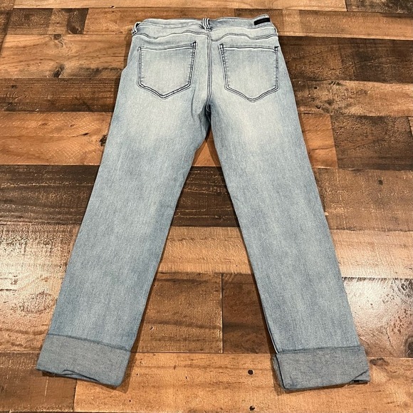 Liverpool Charlie Crop Wide Rolled Cuff Jeans - Picture 3 of 9